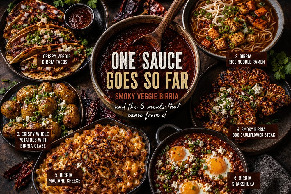 birria Sauce 6 ways