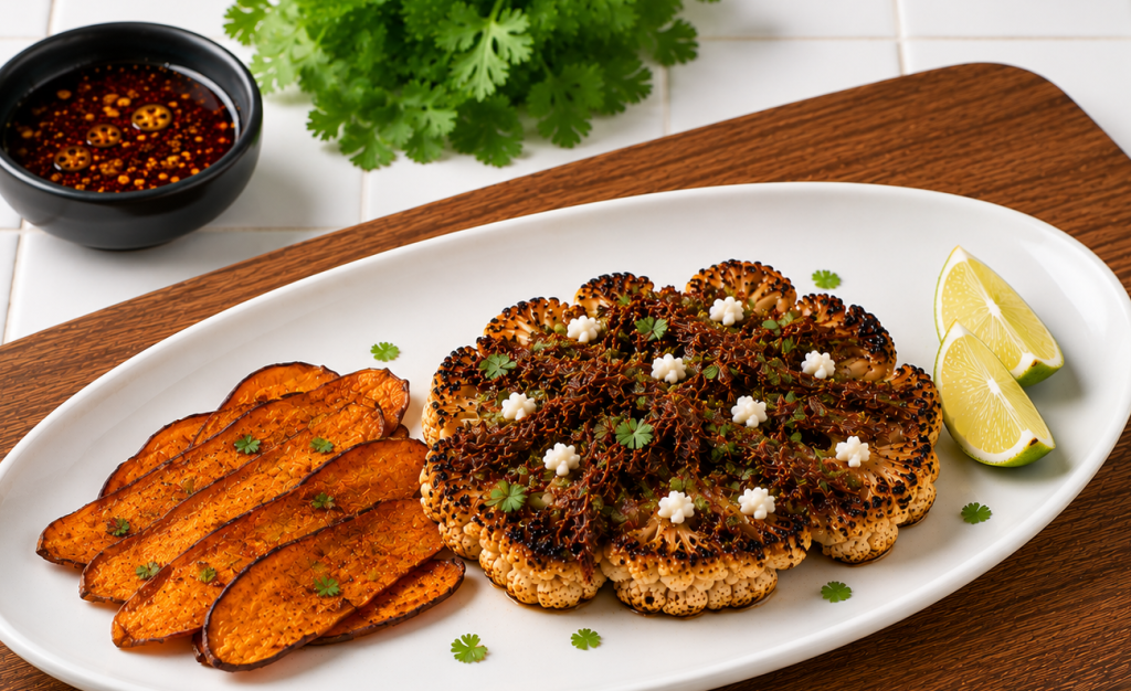 steak with birria sauce
