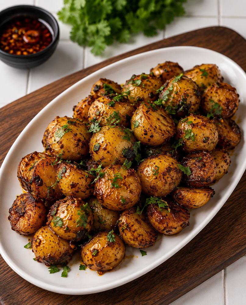crispy birria roasted potatoes